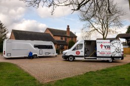 Mobile Caravan Tyre Fitting on Drive